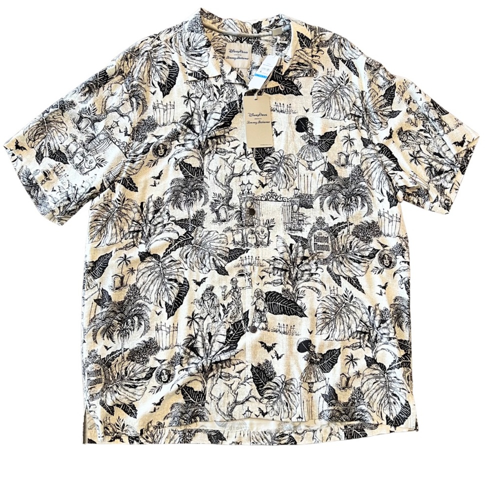NWT Tommy Bahama Haunted Mansion Shirt XL